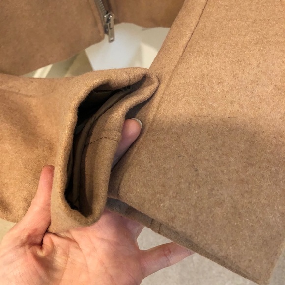 GAP Woolblend Biker Coat - Picture 5 of 6